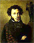 by Orest Kiprensky. Portrait of Alexander Pushkin